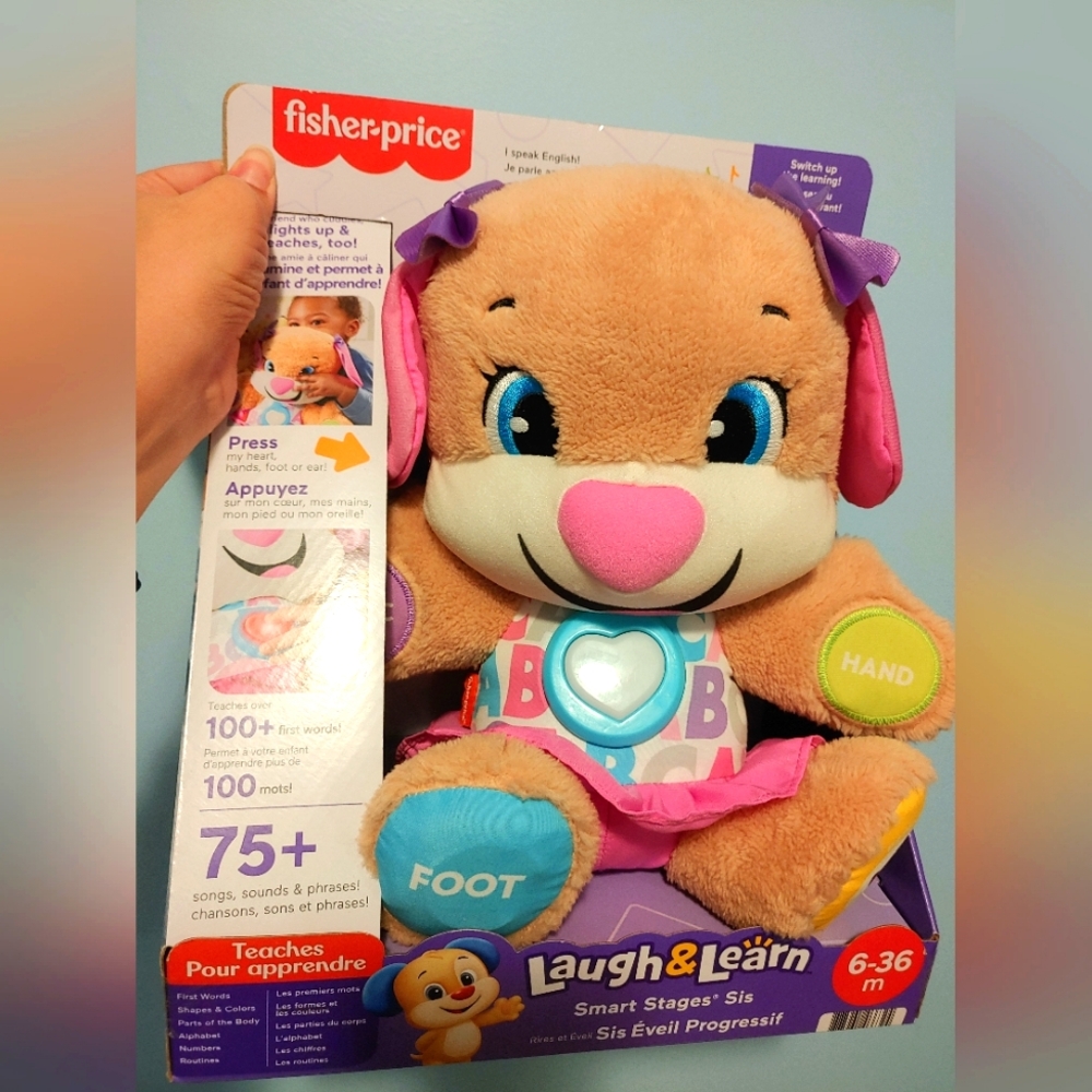 Fisher-Price Laugh & Learn Smart Stages Sis - Brown English Version
